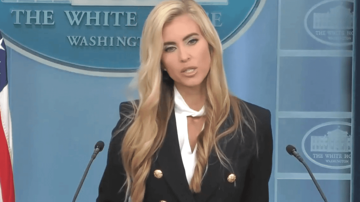 Katie Zacharia sparks reactions after first White House press conference